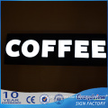 Outdoor wall mounted 3d coffee letter signage